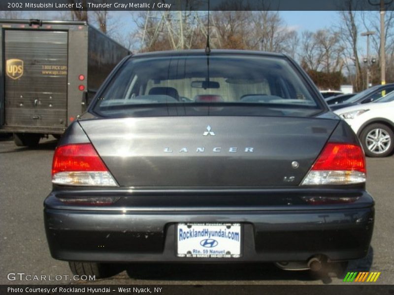 Thunder Gray Metallic / Gray 2002 Mitsubishi Lancer LS