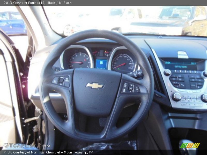 Black / Jet Black 2013 Chevrolet Equinox LS