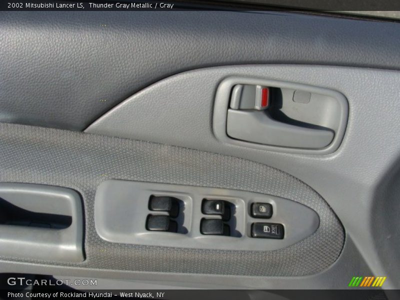 Thunder Gray Metallic / Gray 2002 Mitsubishi Lancer LS