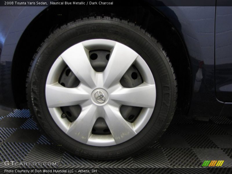 Nautical Blue Metallic / Dark Charcoal 2008 Toyota Yaris Sedan