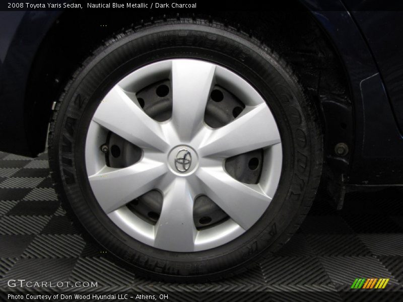 Nautical Blue Metallic / Dark Charcoal 2008 Toyota Yaris Sedan