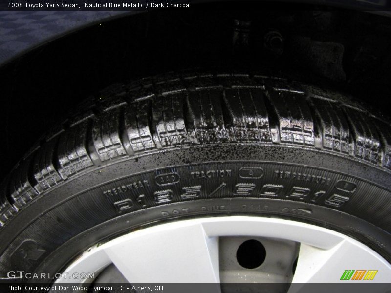 Nautical Blue Metallic / Dark Charcoal 2008 Toyota Yaris Sedan