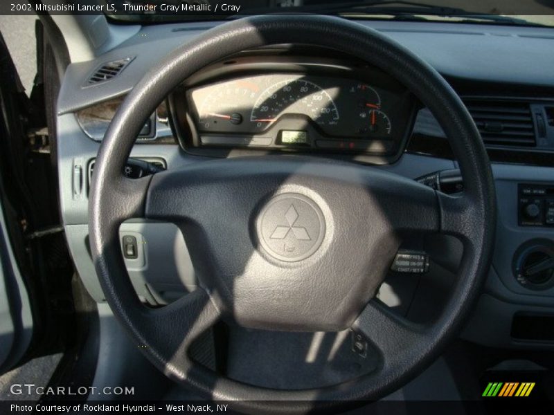 Thunder Gray Metallic / Gray 2002 Mitsubishi Lancer LS
