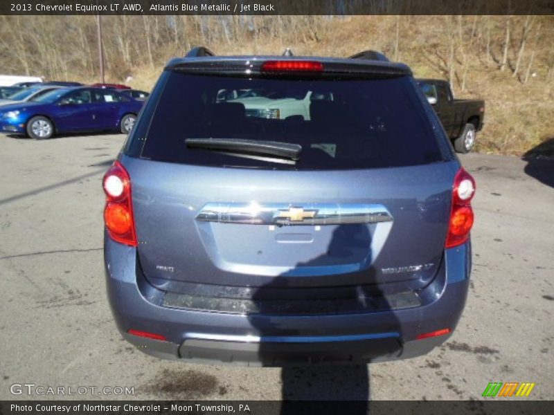 Atlantis Blue Metallic / Jet Black 2013 Chevrolet Equinox LT AWD