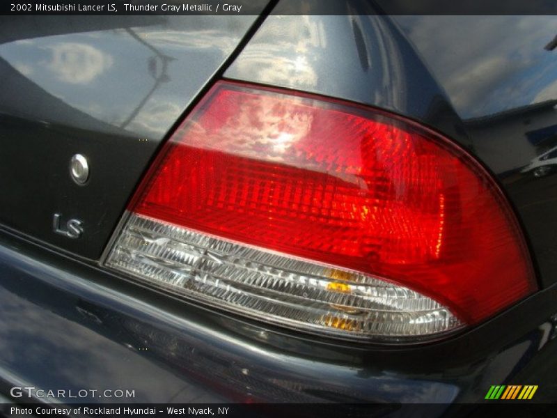Thunder Gray Metallic / Gray 2002 Mitsubishi Lancer LS