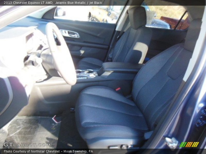 Atlantis Blue Metallic / Jet Black 2013 Chevrolet Equinox LT AWD