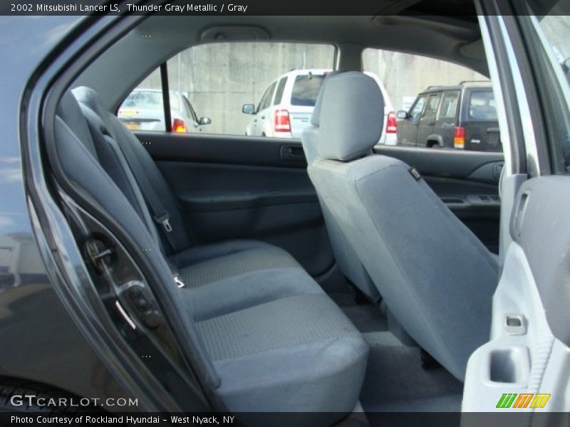 Thunder Gray Metallic / Gray 2002 Mitsubishi Lancer LS