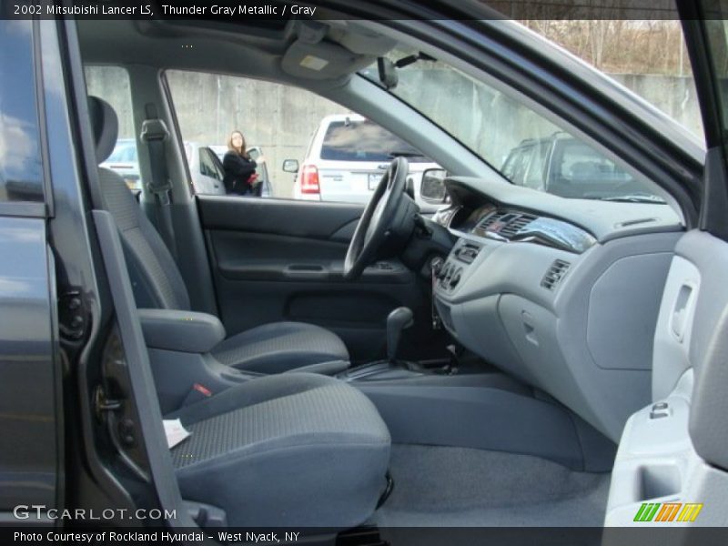 Thunder Gray Metallic / Gray 2002 Mitsubishi Lancer LS