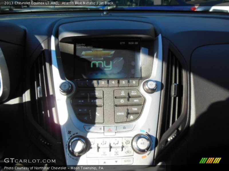 Atlantis Blue Metallic / Jet Black 2013 Chevrolet Equinox LT AWD