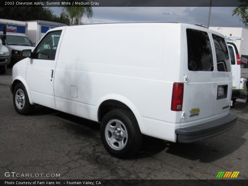 Summit White / Medium Gray 2003 Chevrolet Astro