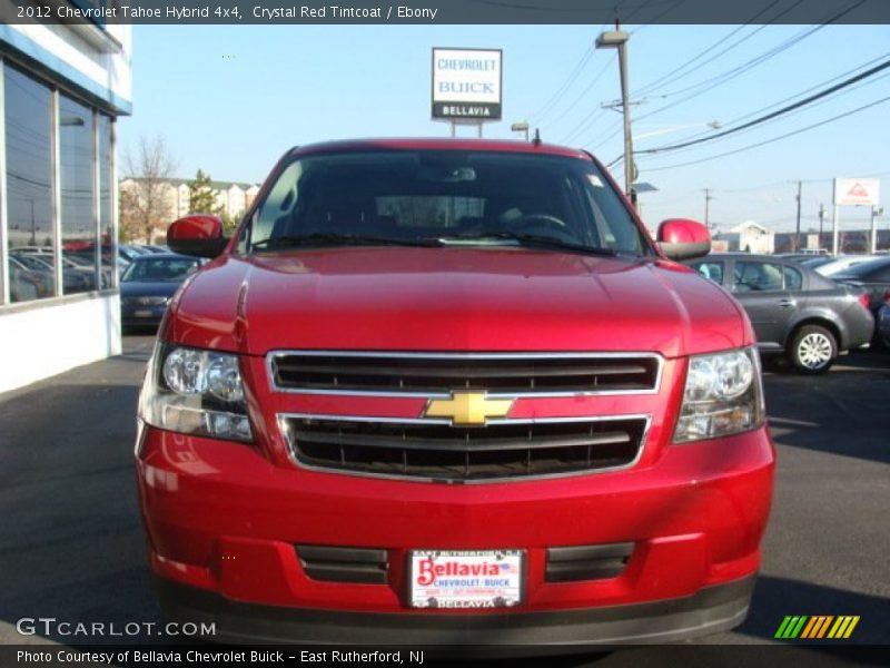 Crystal Red Tintcoat / Ebony 2012 Chevrolet Tahoe Hybrid 4x4