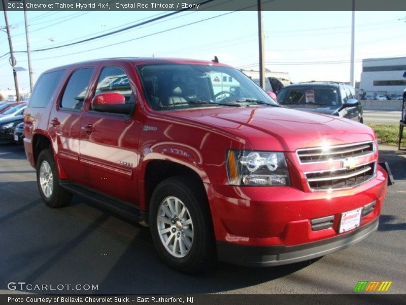 Crystal Red Tintcoat / Ebony 2012 Chevrolet Tahoe Hybrid 4x4