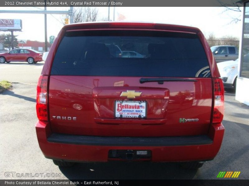 Crystal Red Tintcoat / Ebony 2012 Chevrolet Tahoe Hybrid 4x4