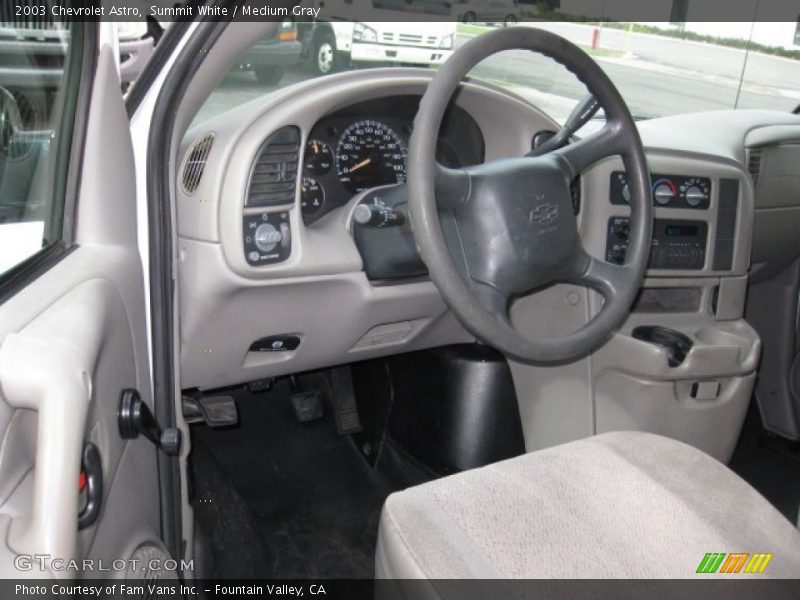 Summit White / Medium Gray 2003 Chevrolet Astro
