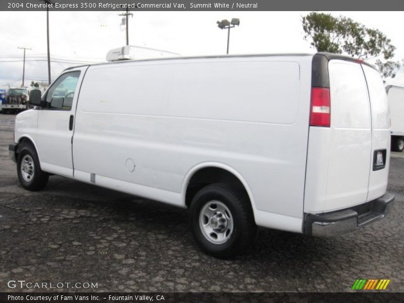 Summit White / Neutral 2004 Chevrolet Express 3500 Refrigerated Commercial Van