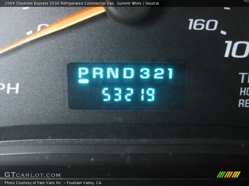 Summit White / Neutral 2004 Chevrolet Express 3500 Refrigerated Commercial Van