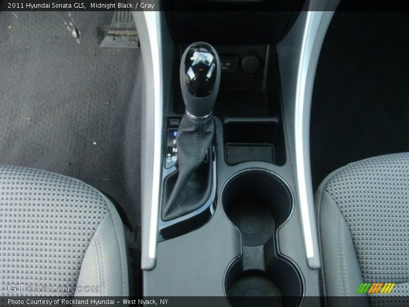 Midnight Black / Gray 2011 Hyundai Sonata GLS