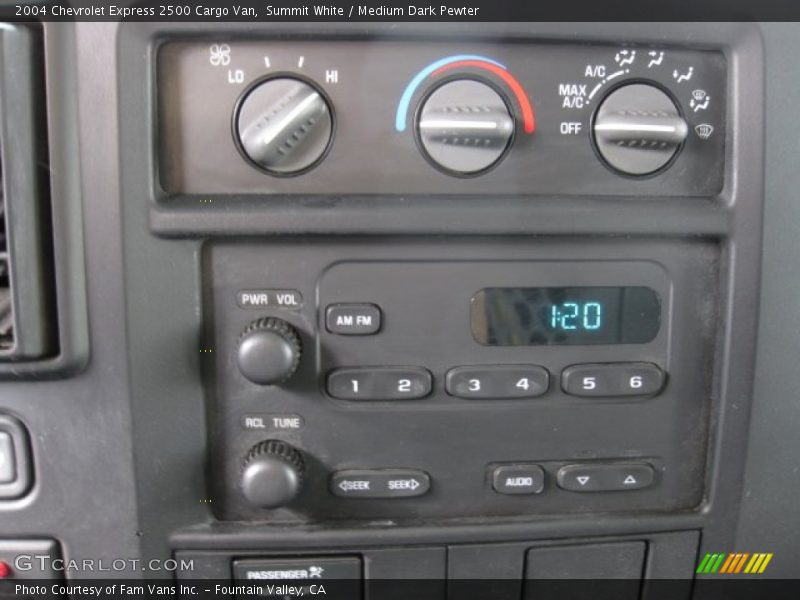 Summit White / Medium Dark Pewter 2004 Chevrolet Express 2500 Cargo Van