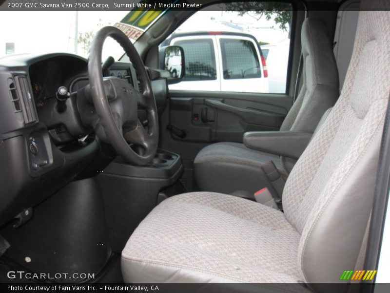 Summit White / Medium Pewter 2007 GMC Savana Van 2500 Cargo