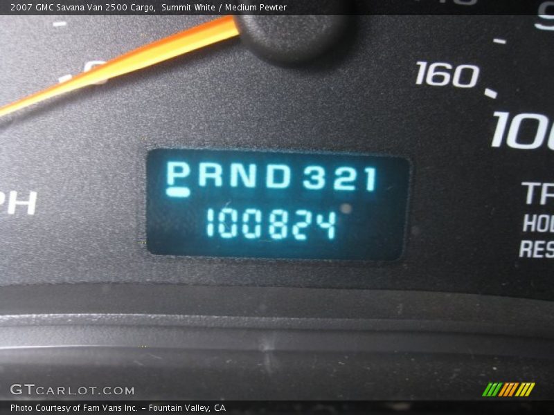 Summit White / Medium Pewter 2007 GMC Savana Van 2500 Cargo