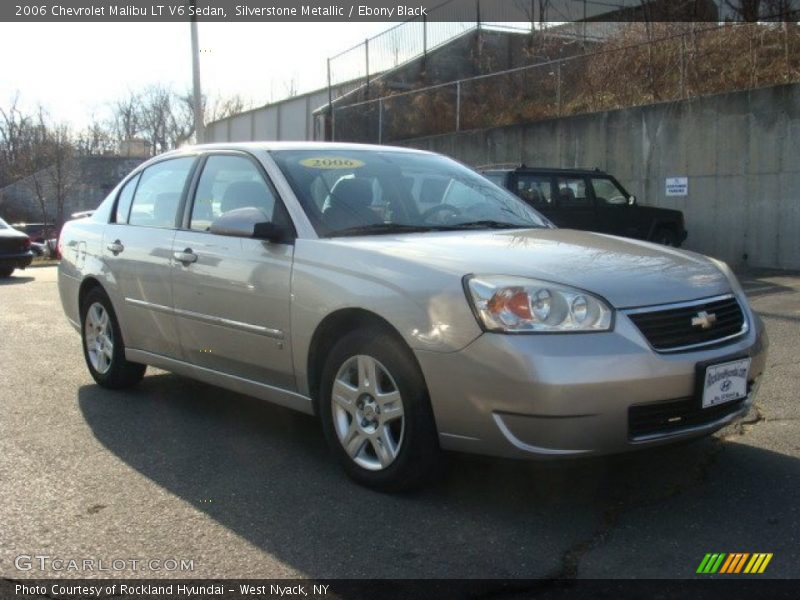 Silverstone Metallic / Ebony Black 2006 Chevrolet Malibu LT V6 Sedan