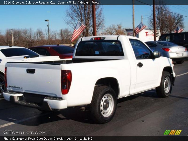 Summit White / Medium Pewter 2010 Chevrolet Colorado Regular Cab