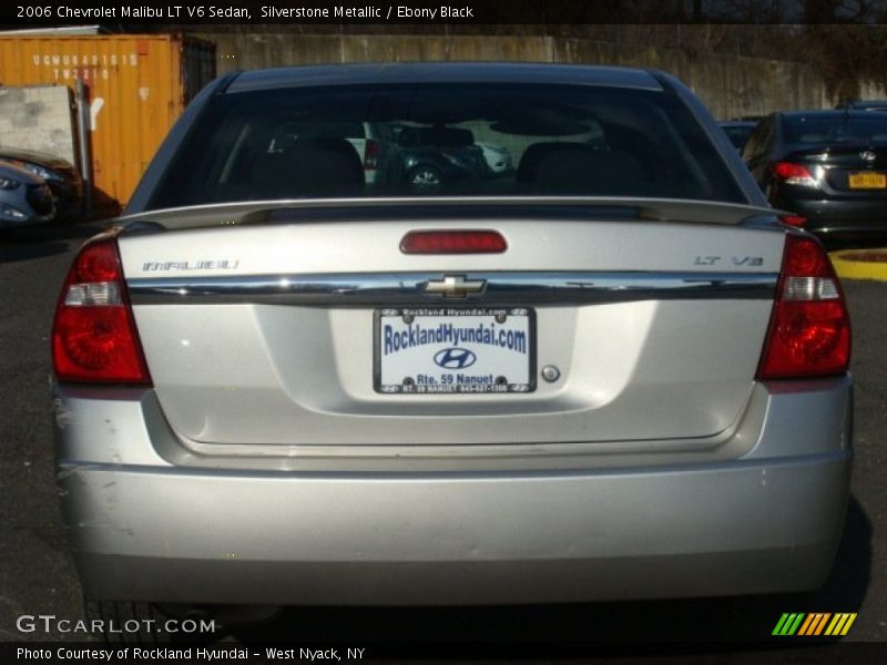 Silverstone Metallic / Ebony Black 2006 Chevrolet Malibu LT V6 Sedan