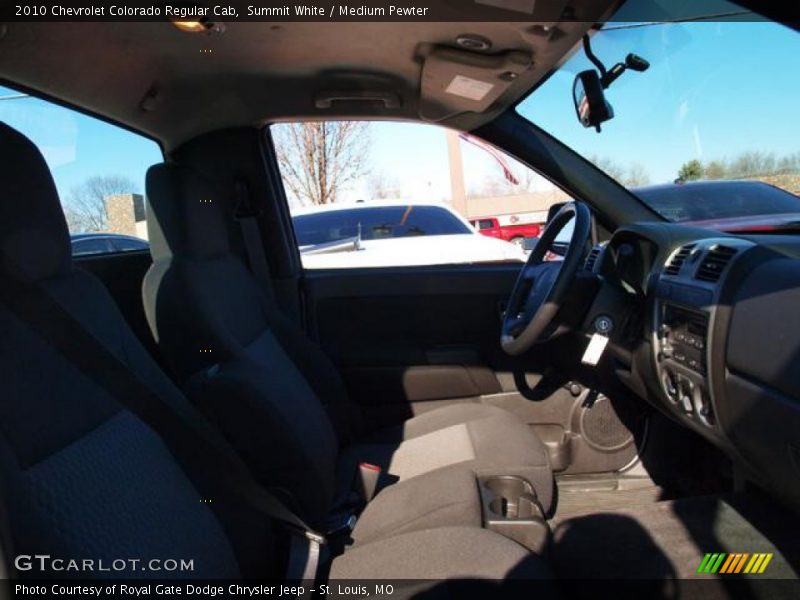 Summit White / Medium Pewter 2010 Chevrolet Colorado Regular Cab