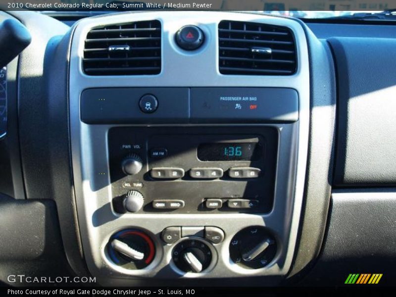 Summit White / Medium Pewter 2010 Chevrolet Colorado Regular Cab