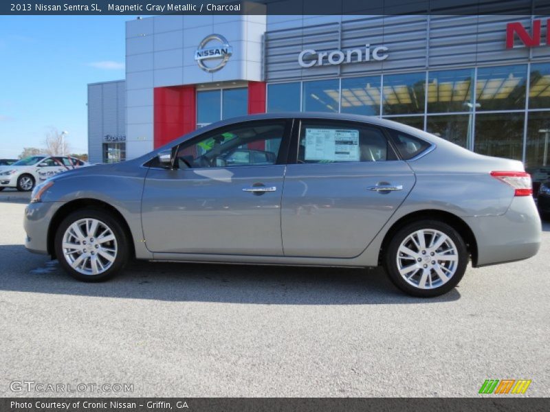 Magnetic Gray Metallic / Charcoal 2013 Nissan Sentra SL