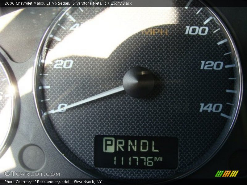 Silverstone Metallic / Ebony Black 2006 Chevrolet Malibu LT V6 Sedan