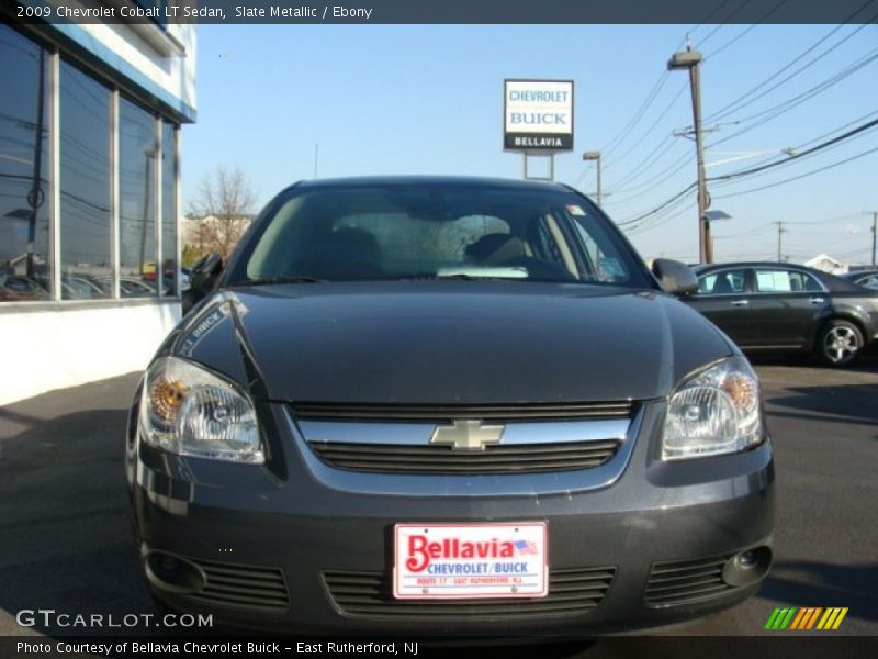Slate Metallic / Ebony 2009 Chevrolet Cobalt LT Sedan