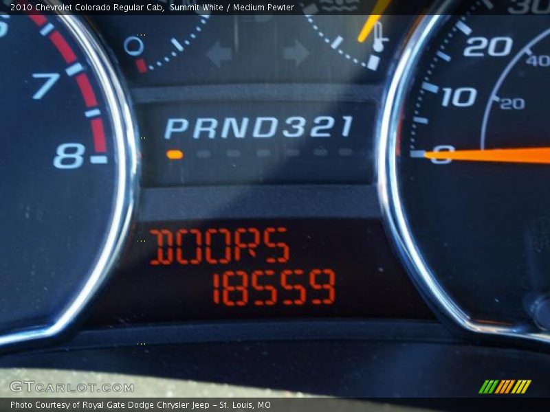Summit White / Medium Pewter 2010 Chevrolet Colorado Regular Cab