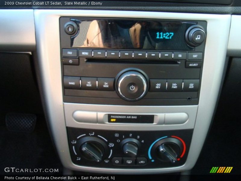 Slate Metallic / Ebony 2009 Chevrolet Cobalt LT Sedan