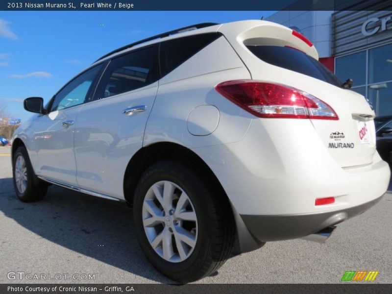 Pearl White / Beige 2013 Nissan Murano SL