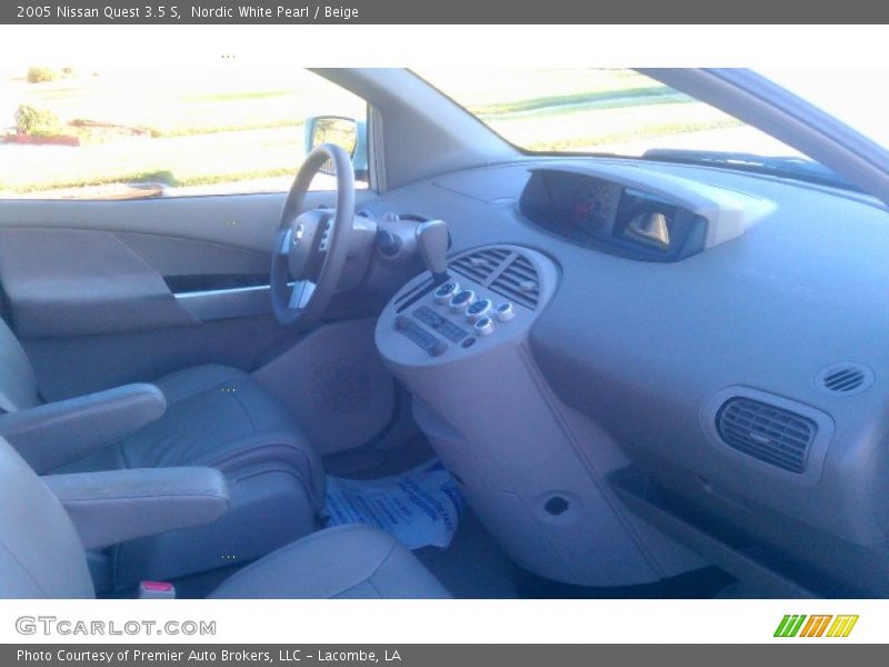 Nordic White Pearl / Beige 2005 Nissan Quest 3.5 S