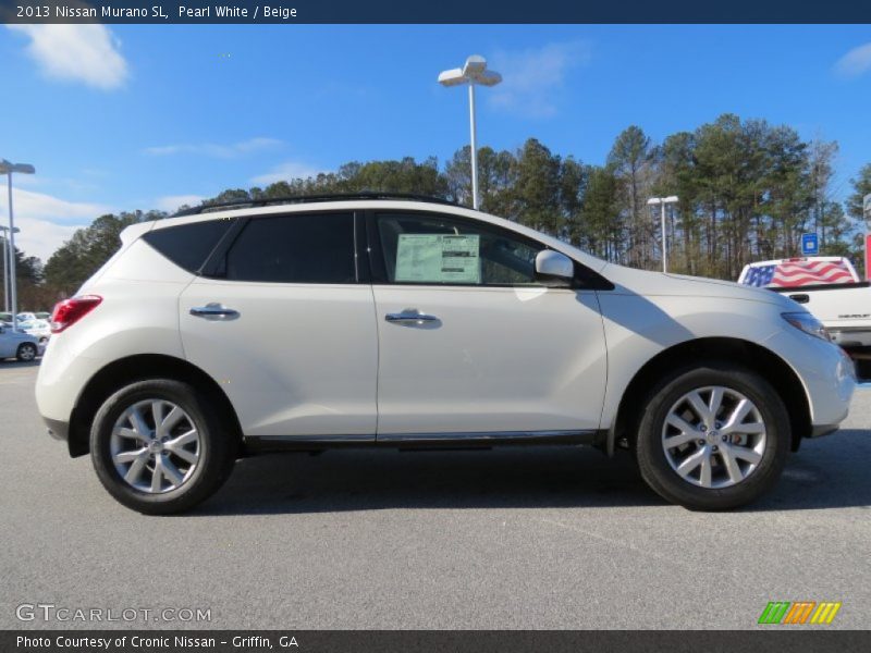 Pearl White / Beige 2013 Nissan Murano SL