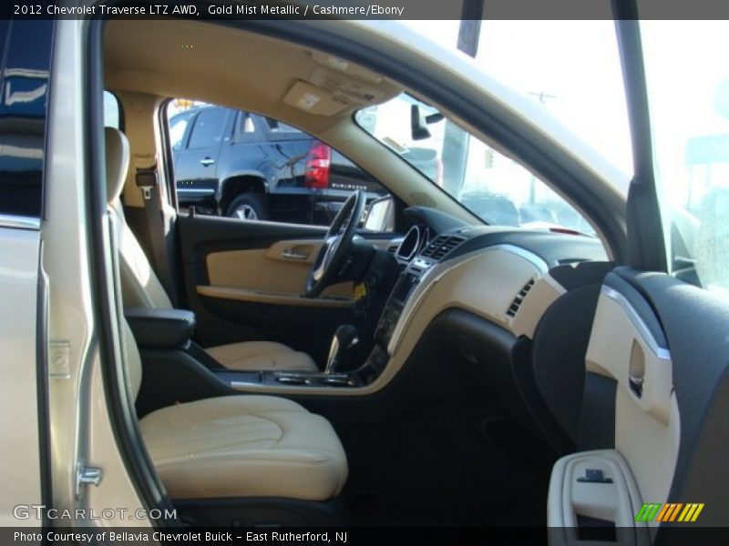 Gold Mist Metallic / Cashmere/Ebony 2012 Chevrolet Traverse LTZ AWD