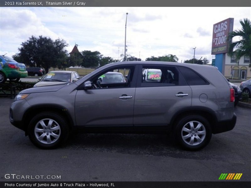 Titanium Silver / Gray 2013 Kia Sorento LX