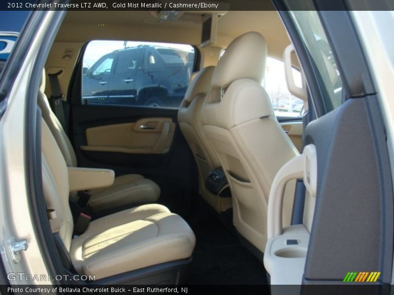 Gold Mist Metallic / Cashmere/Ebony 2012 Chevrolet Traverse LTZ AWD