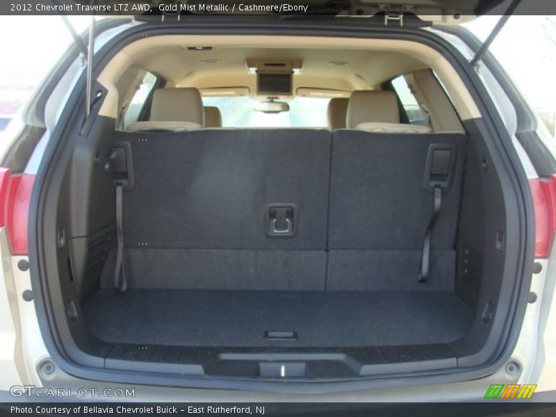 Gold Mist Metallic / Cashmere/Ebony 2012 Chevrolet Traverse LTZ AWD