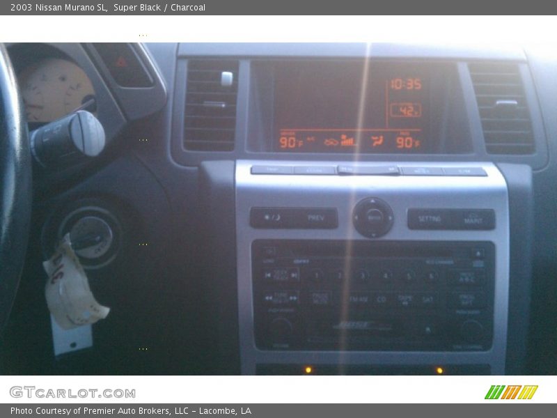 Super Black / Charcoal 2003 Nissan Murano SL