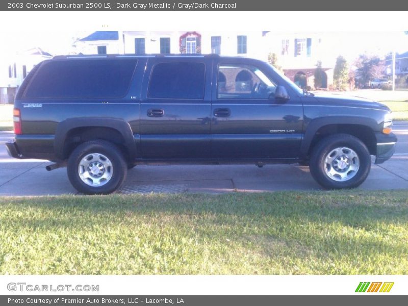 Dark Gray Metallic / Gray/Dark Charcoal 2003 Chevrolet Suburban 2500 LS
