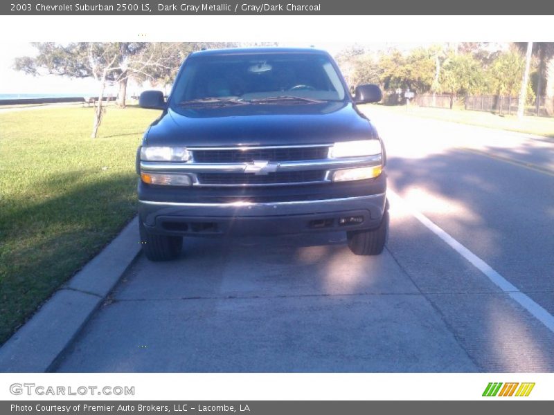Dark Gray Metallic / Gray/Dark Charcoal 2003 Chevrolet Suburban 2500 LS