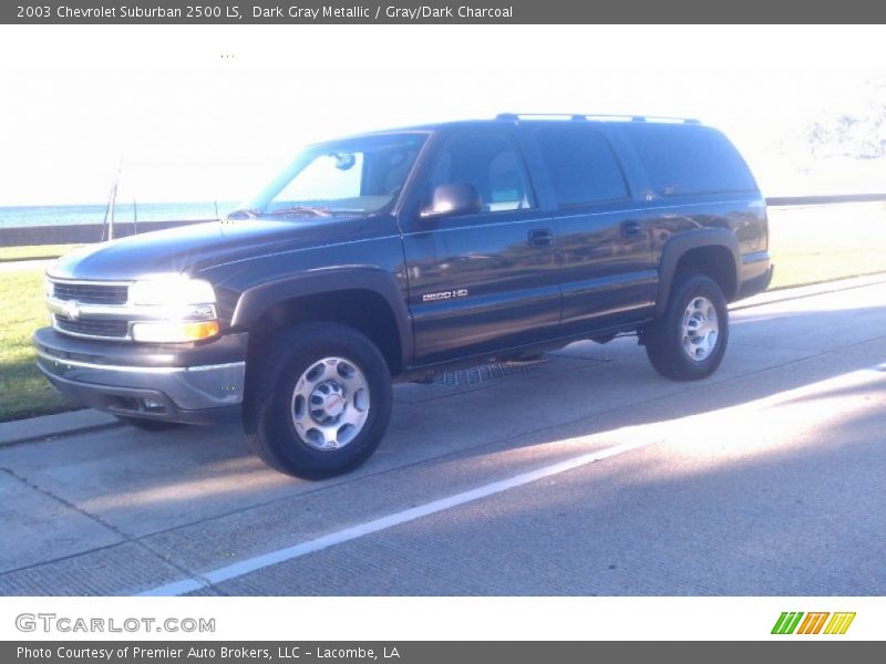 Dark Gray Metallic / Gray/Dark Charcoal 2003 Chevrolet Suburban 2500 LS