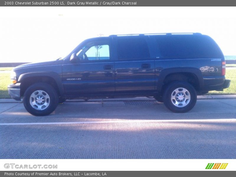 Dark Gray Metallic / Gray/Dark Charcoal 2003 Chevrolet Suburban 2500 LS