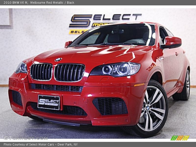 Melbourne Red Metallic / Black 2010 BMW X6 M