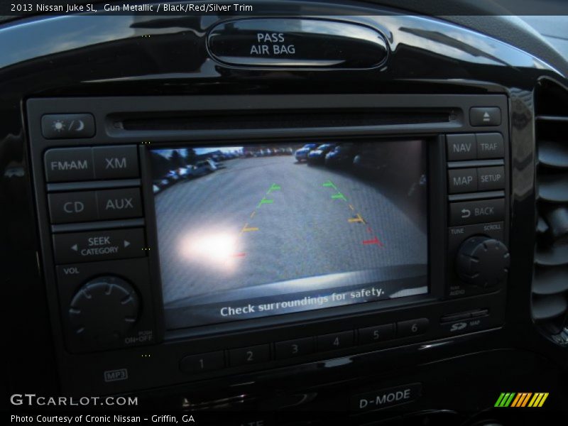 Gun Metallic / Black/Red/Silver Trim 2013 Nissan Juke SL