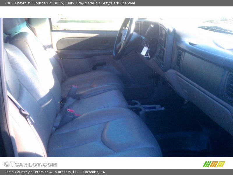Dark Gray Metallic / Gray/Dark Charcoal 2003 Chevrolet Suburban 2500 LS