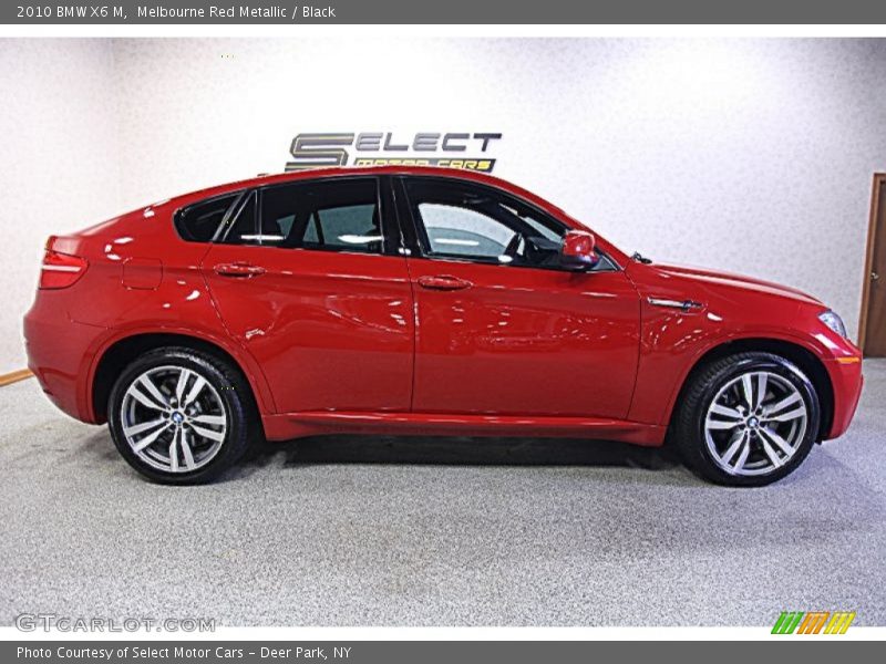 Melbourne Red Metallic / Black 2010 BMW X6 M